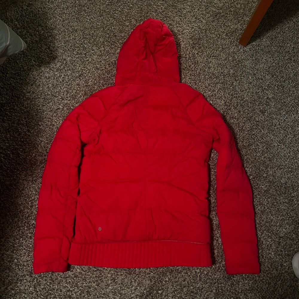 Lululemon Hot Pink Quilted Down Hoodie/Jacket - Picture 2 of 4